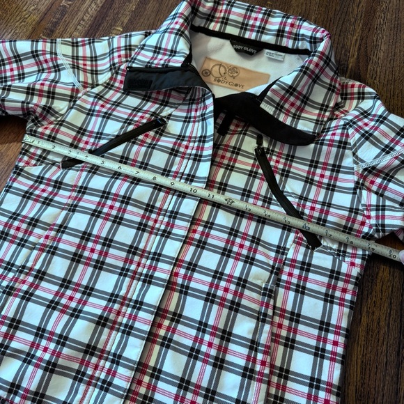 Body Glove Ski / Snowboard Jacket Size Medium Hot Pink / White / Black Plaid - Picture 13 of 16